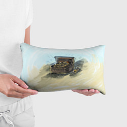 Подушка-антистресс Сундук с сокровищами, цвет: 3D-принт — фото 2