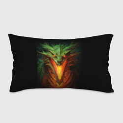 Подушка-антистресс Зеленый огнедышащий дракон