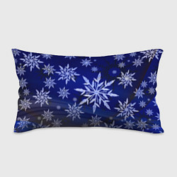 Подушка-антистресс Зима и снежинки, цвет: 3D-принт