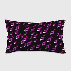 Подушка-антистресс JoJos Bizarre neon pattern logo, цвет: 3D-принт