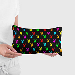 Подушка-антистресс Playboy pattern неон, цвет: 3D-принт — фото 2