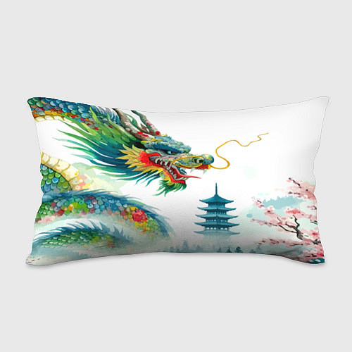 Подушка-антистресс Japanese watercolor dragon - art / 3D-принт – фото 2