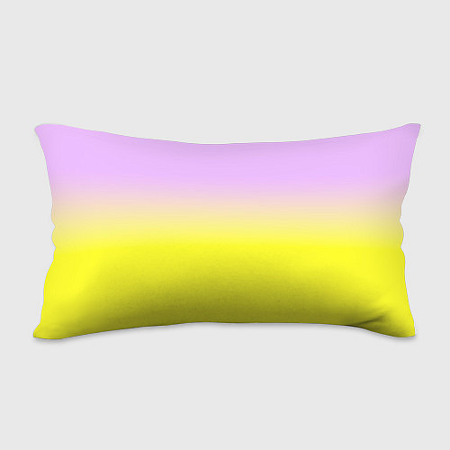 Подушка-антистресс Бледно-розовый и ярко-желтый градиент / 3D-принт – фото 2