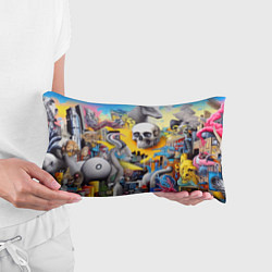 Подушка-антистресс Урбанистический сон - сюрреализм, цвет: 3D-принт — фото 2