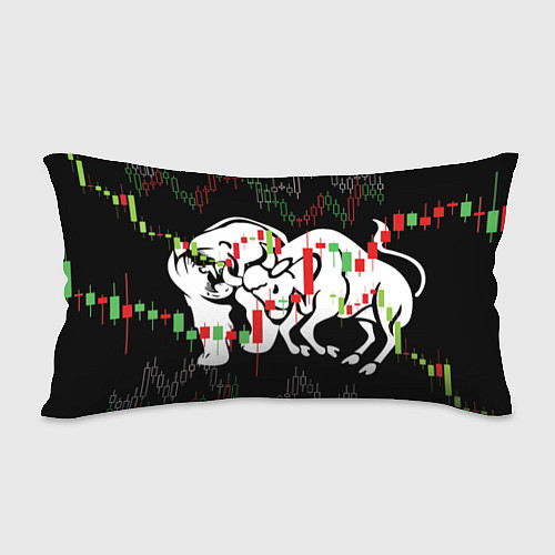 Подушка-антистресс Трейдинг быков и медведей / 3D-принт – фото 2