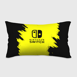Подушка-антистресс Nintendo switch краски на жёлтом, цвет: 3D-принт