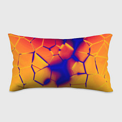 Подушка-антистресс Плиты разломы сепия негатив