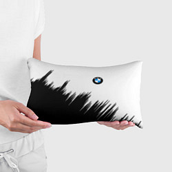 Подушка-антистресс BMW чёрные штрихи текстура, цвет: 3D-принт — фото 2