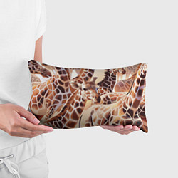 Подушка-антистресс Жирафы - африканский паттерн, цвет: 3D-принт — фото 2
