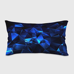 Подушка-антистресс Синие мелкие осколки калейдоскоп