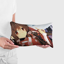 Подушка-антистресс Touhou Project Рейму Cute, цвет: 3D-принт — фото 2
