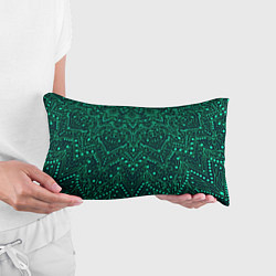 Подушка-антистресс Узоры мандала зелёный, цвет: 3D-принт — фото 2