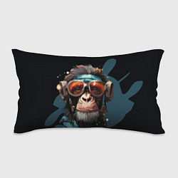 Подушка-антистресс Крутая обезьяна в очках, цвет: 3D-принт