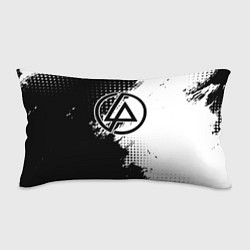 Подушка-антистресс Linkin park - черно-белая абстракция, цвет: 3D-принт