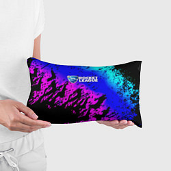 Подушка-антистресс Rocket League neon game, цвет: 3D-принт — фото 2