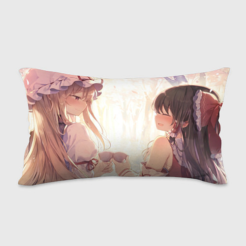 Подушка-антистресс Touhou Project Рейму Юкари чаепитие / 3D-принт – фото 2