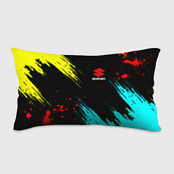 Подушка-антистресс Suzuki краски абстрактные, цвет: 3D-принт