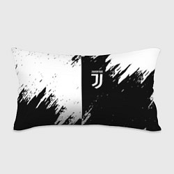 Подушка-антистресс Juventus краски чёрнобелые, цвет: 3D-принт