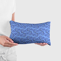 Подушка-антистресс Узоры гжель на голубом фоне, цвет: 3D-принт — фото 2