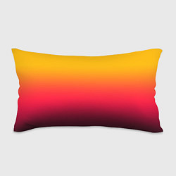 Подушка-антистресс Жёлто-бордовый градиент, цвет: 3D-принт