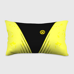 Подушка-антистресс Borussia geometry yellow, цвет: 3D-принт