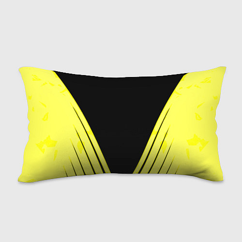 Подушка-антистресс Borussia geometry yellow / 3D-принт – фото 2