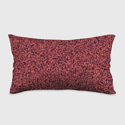 Подушка-антистресс Паттерн мелкая мозаика тёмно-розовый, цвет: 3D-принт