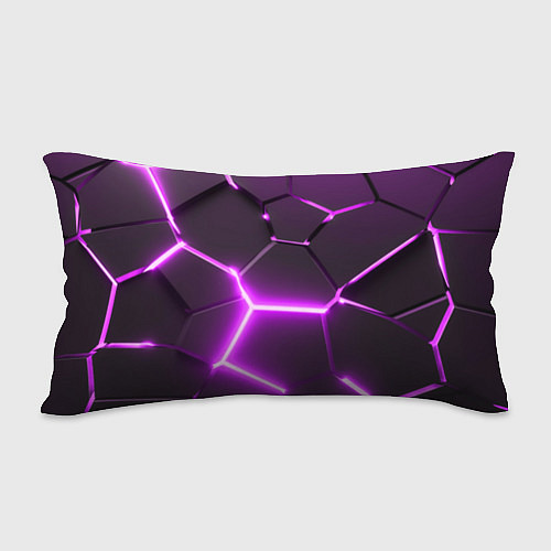 Подушка-антистресс Palworld логотип разлом фиолетовых плит / 3D-принт – фото 2