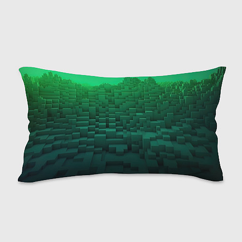 Подушка-антистресс Minecraft logo green / 3D-принт – фото 2