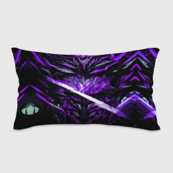 Подушка-антистресс Фиолетовый камень на чёрном фоне