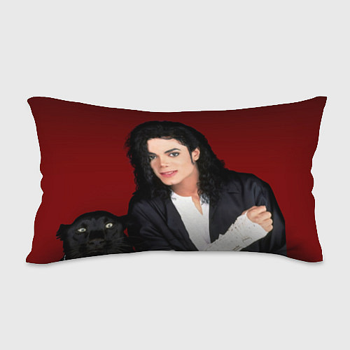 Подушка-антистресс Michael Jackson с пантерой и автографом / 3D-принт – фото 2