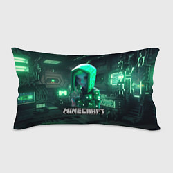 Подушка-антистресс Minecraft девушка хакер, цвет: 3D-принт