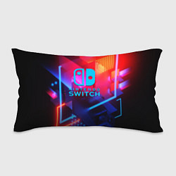 Подушка-антистресс Нинтендо неоновый стиль игромания, цвет: 3D-принт