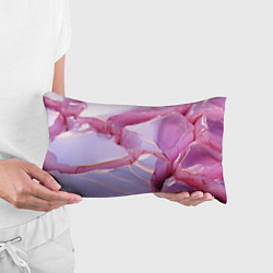 Подушка-антистресс Куски розового мрамора, цвет: 3D-принт — фото 2