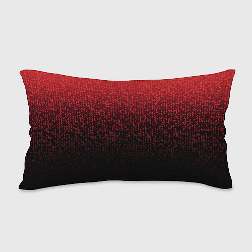 Подушка-антистресс Градиент мозаика красно-чёрный / 3D-принт – фото 2