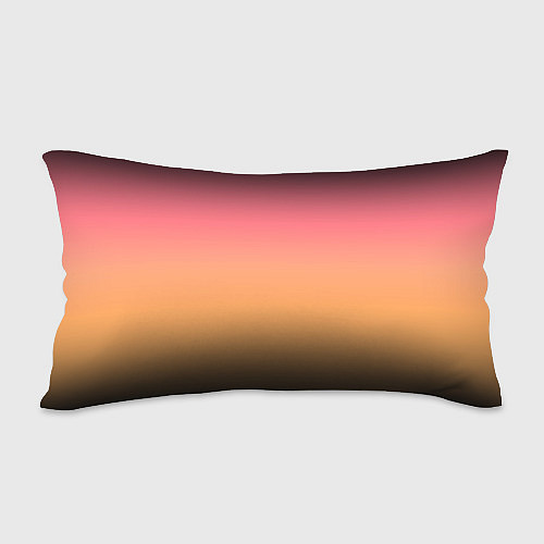Подушка-антистресс Градиент затемнённый розово-жёлтый / 3D-принт – фото 2