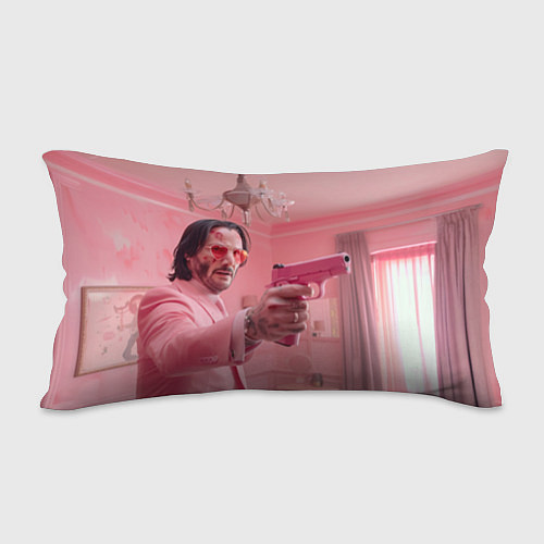 Подушка-антистресс Джон Уик в розовом костюме / 3D-принт – фото 2
