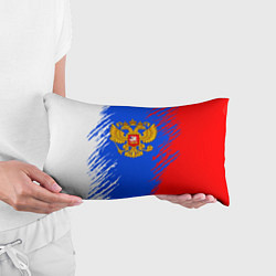 Подушка-антистресс Триколор штрихи с гербор, цвет: 3D-принт — фото 2