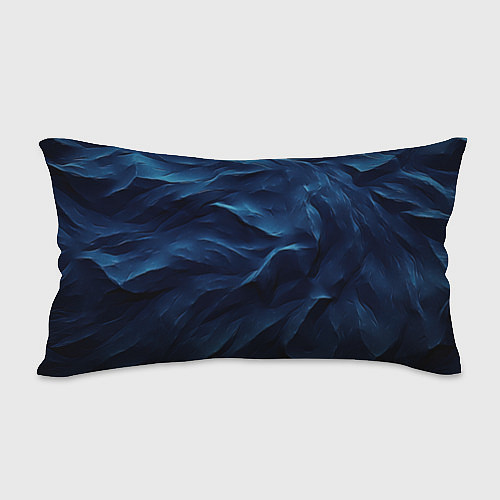 Подушка-антистресс Синие глубокие абстрактные волны / 3D-принт – фото 2