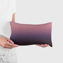 Подушка-антистресс Тёмно-розовый полосы узоры, цвет: 3D-принт — фото 2