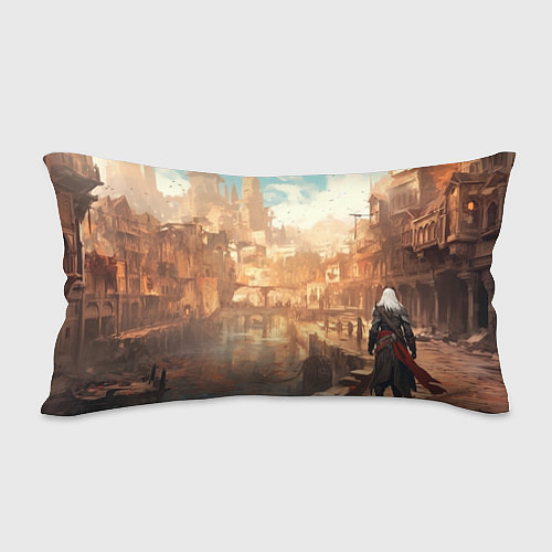 Подушка-антистресс Assassins creed большой город / 3D-принт – фото 2