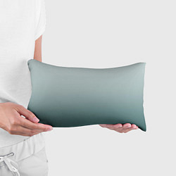Подушка-антистресс Градиент светлый серо-бирюзовый, цвет: 3D-принт — фото 2