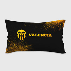Подушка-антистресс Valencia - gold gradient по-горизонтали, цвет: 3D-принт