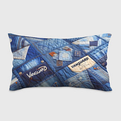 Подушка-антистресс Vanguard jeans patchwork - ai art, цвет: 3D-принт