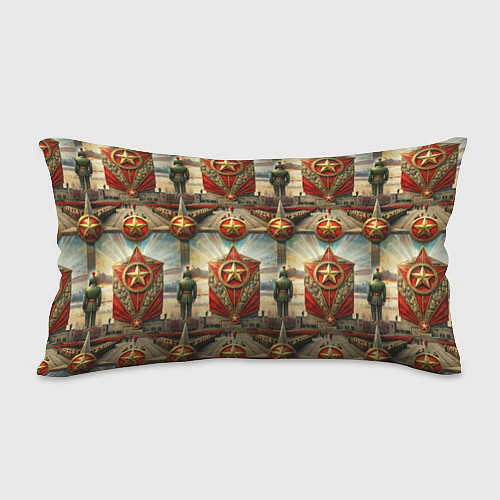 Подушка-антистресс 9 мая солдаты и знамя / 3D-принт – фото 2