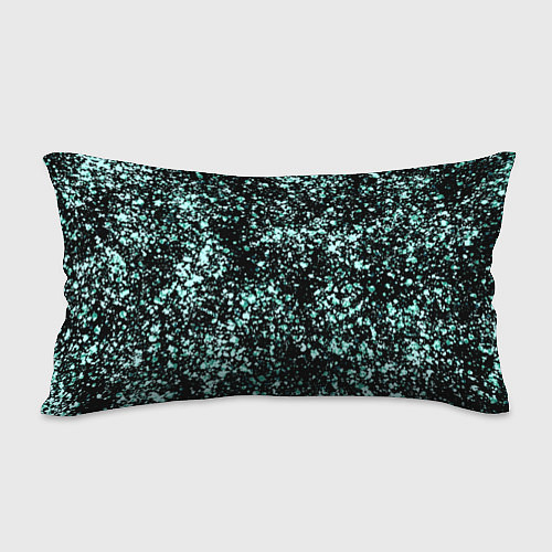 Подушка-антистресс Чёрный с напылением голубого цвета абстракция / 3D-принт – фото 2