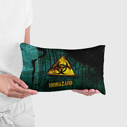 Подушка-антистресс Biohazard yellow sign, цвет: 3D-принт — фото 2