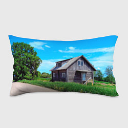Подушка-антистресс Дом в деревне, цвет: 3D-принт