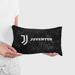 Подушка-антистресс Juventus sport на темном фоне по-горизонтали, цвет: 3D-принт — фото 2