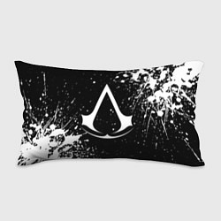 Подушка-антистресс White logo of assasin